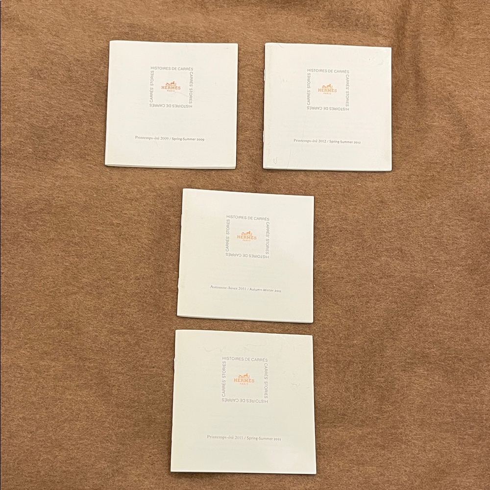 History Booklets of Hermes Scarves